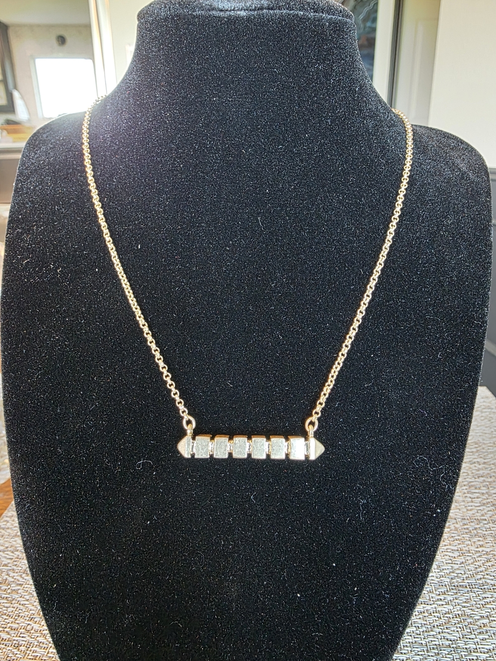 Banana Republic Gold Bar Necklace